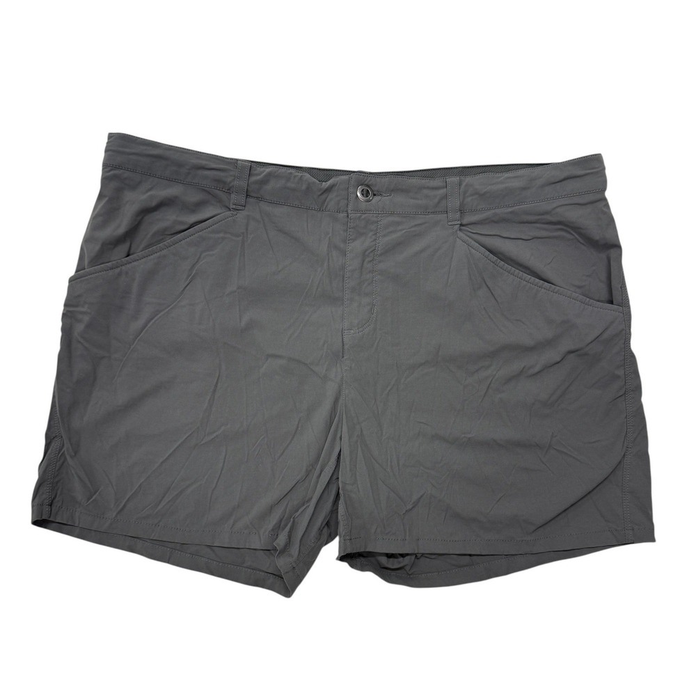 Patagonia Quandary Hiking Shorts Forge‎ Womens 16 58091 Gray Stretch